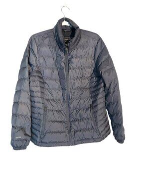 Eddie Bauer EB650 Down Jacket Gray Lightweight Insulated Puffer Coat Size L